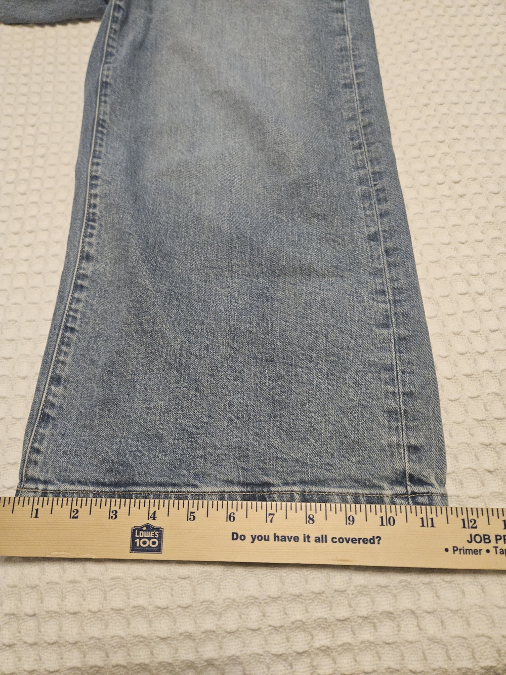 Womens GAP High Rise Wide-Leg Croppoed Jeans Lot 2 Dark Wash/Washed Size 12/31R. - Picture 15 of 16